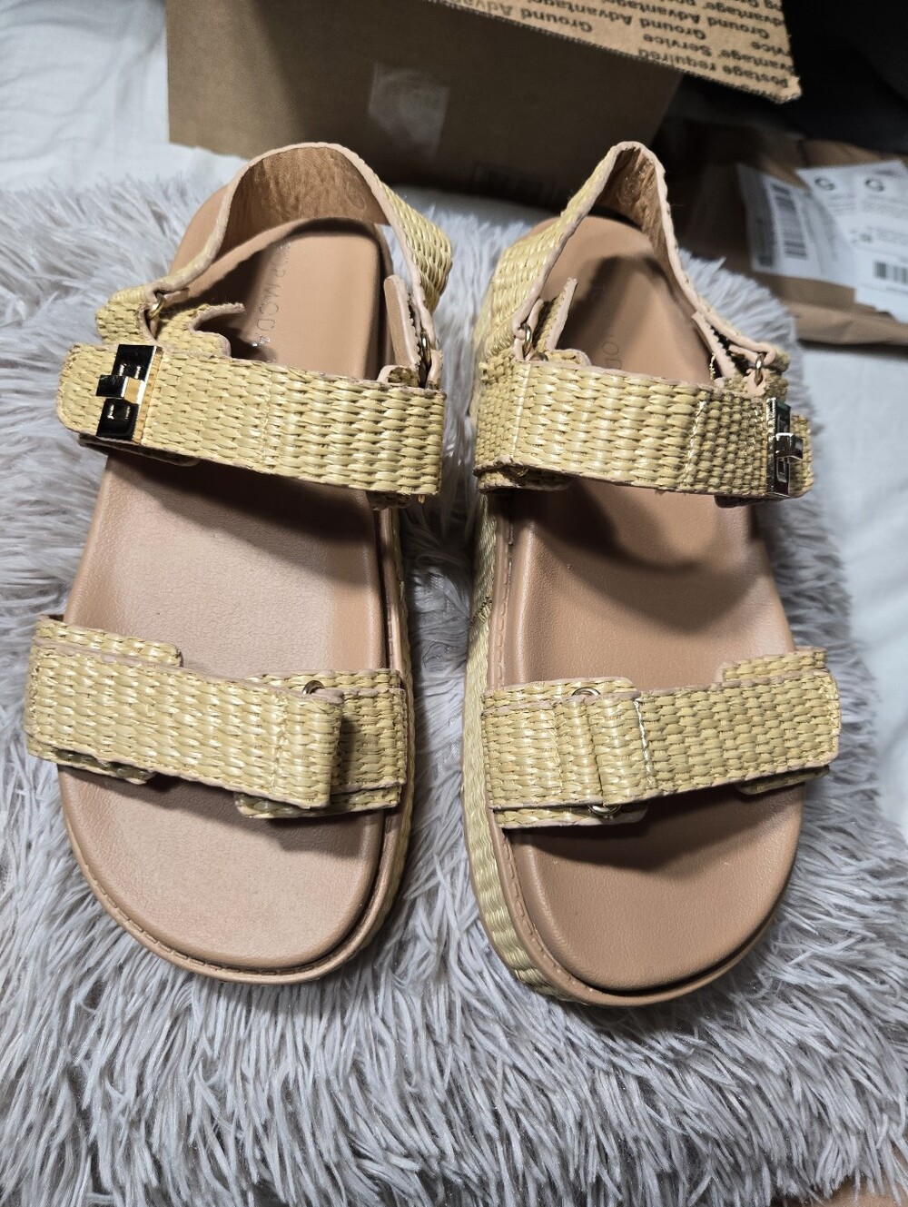 Top Moda Strappy Sandals Sz 9 Women Like New
